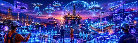 Metaverse development for oil and gas industry